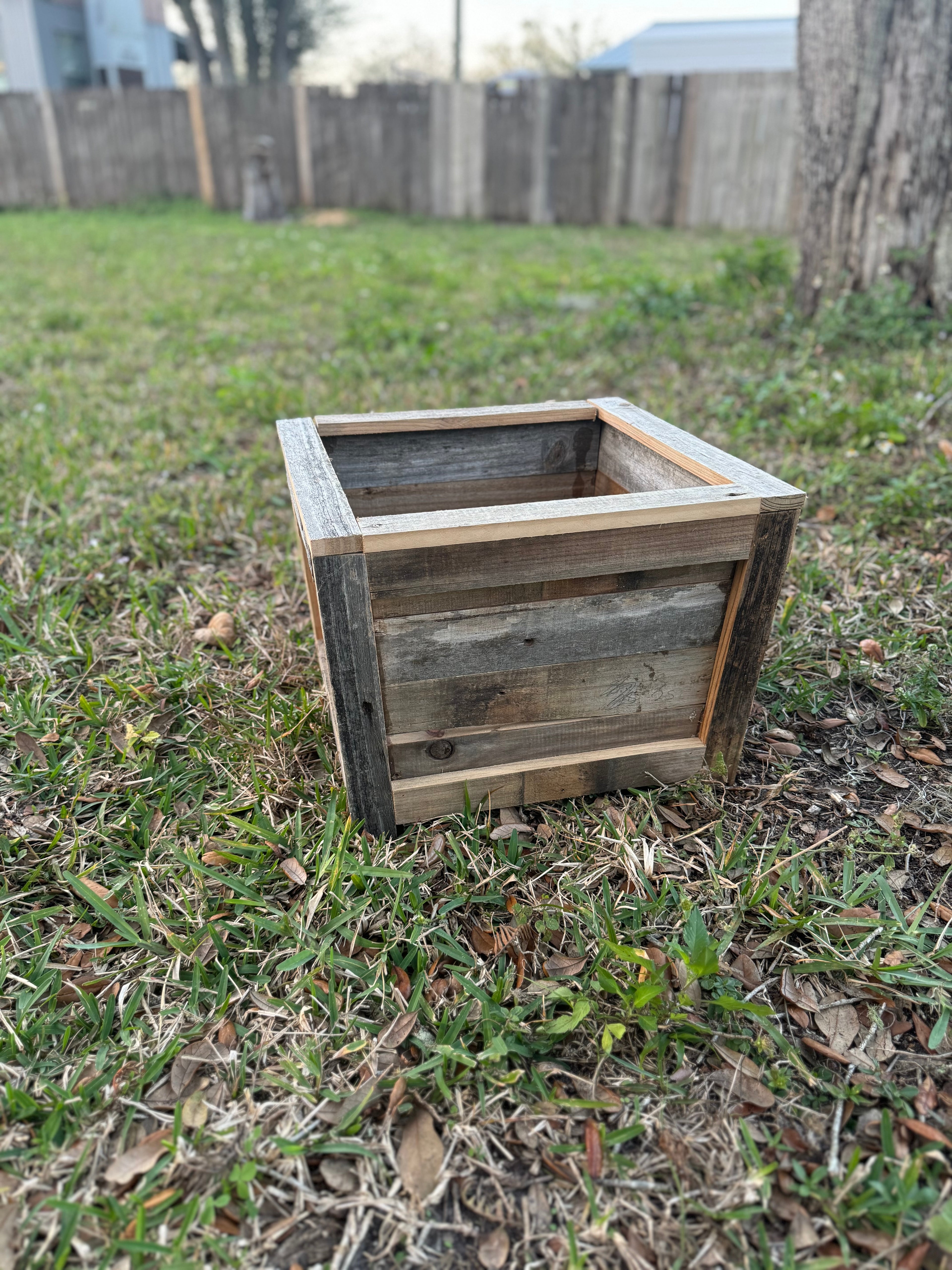 Handmade Tapered Planter Boxes