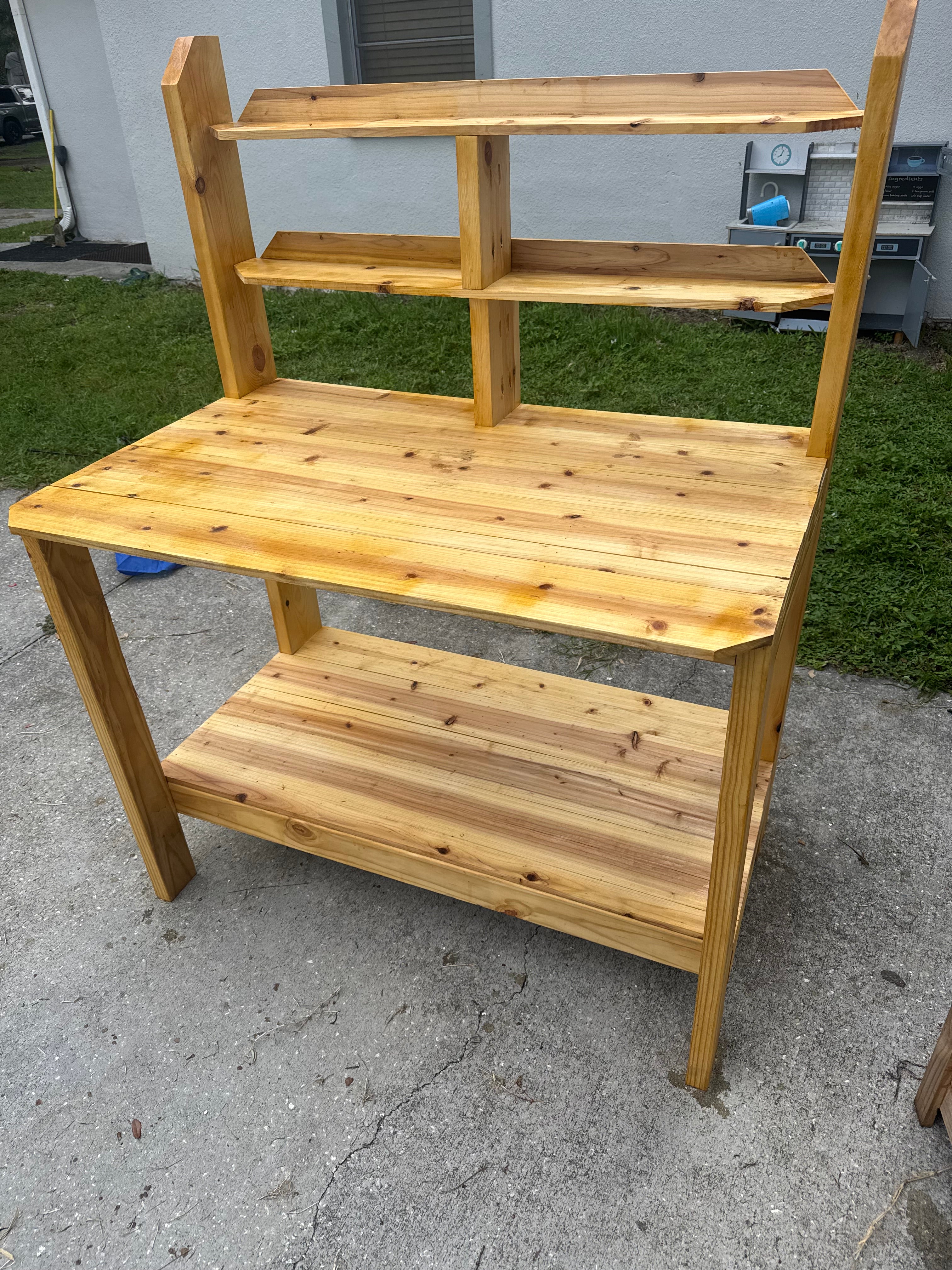 Handmade Potting Bench