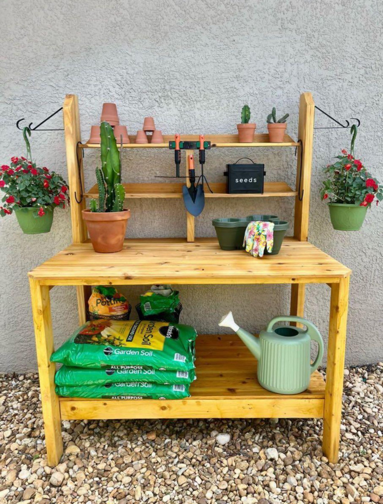 Handmade Potting Bench