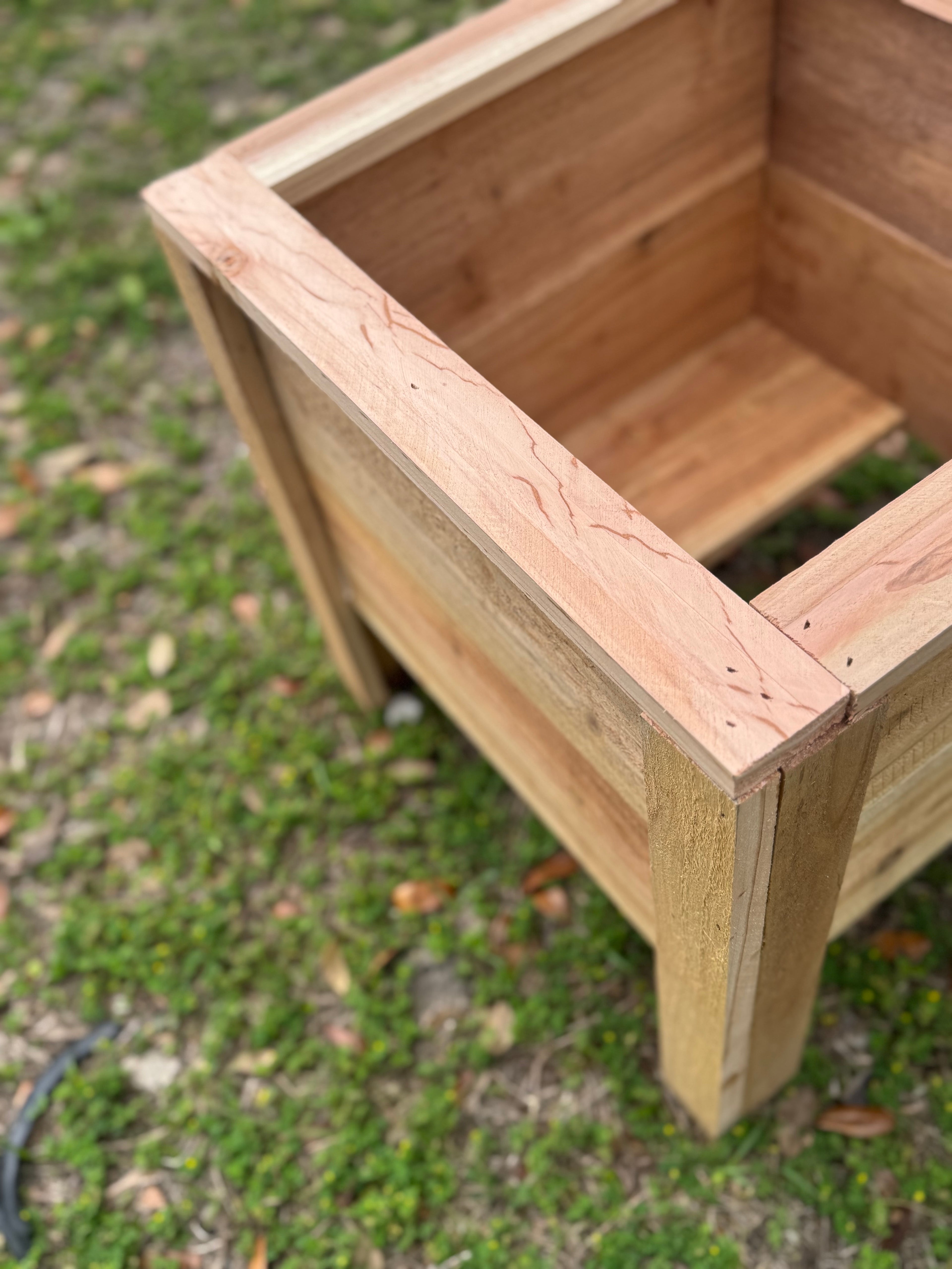 Handmade Cedar Planter Boxes